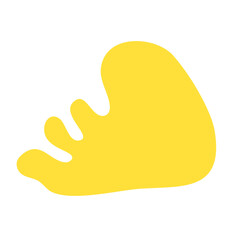 Organic Shape Vector Corner Frame 