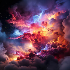 The Ethereal Dance: A Symphony of Explosive Clouds