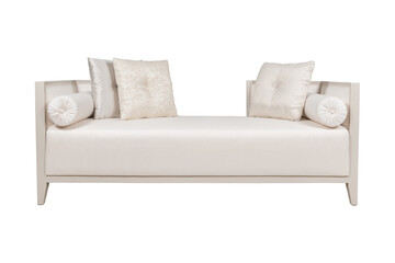 Luxury josephine armchair on white background.