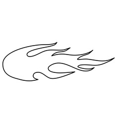 flames tribal lines style