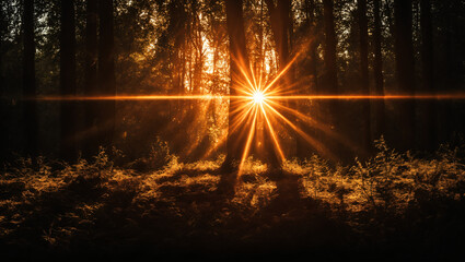 Overlay, flare light transition, effects sunlight, lens flare, light leaks. High-quality stock image of warm sun rays light effects, overlays or Forest Green flare isolated on black back