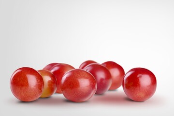 Fresh ripe sweet grapes fruits