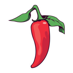 half jalapeno and leaf