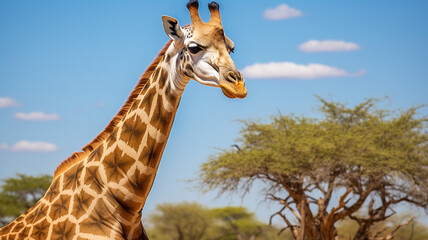 Obraz premium giraffe in the wild