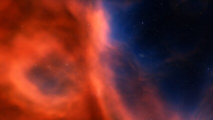 Universe filled with stars, nebula and galaxy © ANDREI