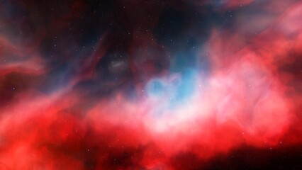 Obraz premium Space nebula, for use with projects on science, research, and education. Illustration 