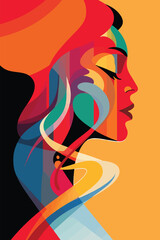 The beauty of a woman