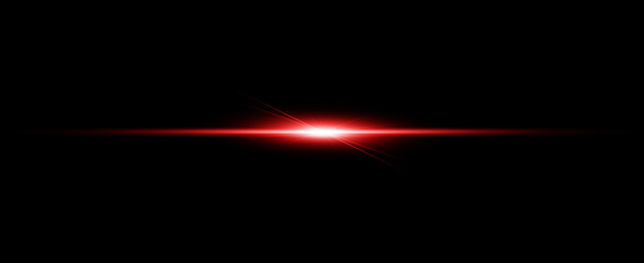 Fototapeta premium digital lens flare,sun burst on black background