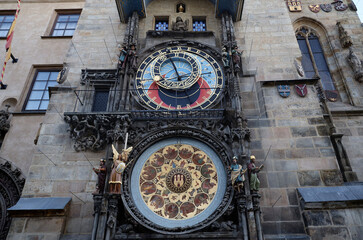The astronomical clock in Prague's Old Town Square