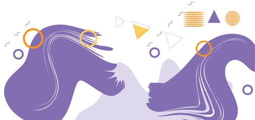 Abstract geometric shapes background for web design ,print, presentation, banner , flyer, magazine. design