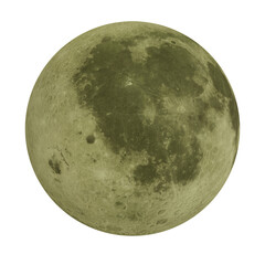 full moon on transparent,background