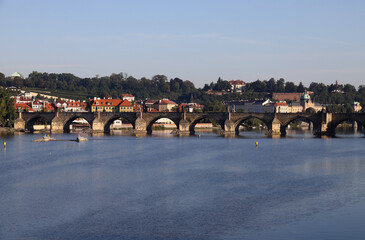 View of the Vltava in Prague