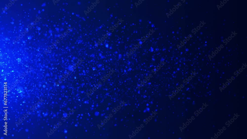 Poster dynamic wave of glowing particles. digital technology background. sparkling bright particles fly in 