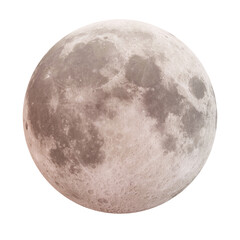 full moon on transparent,background