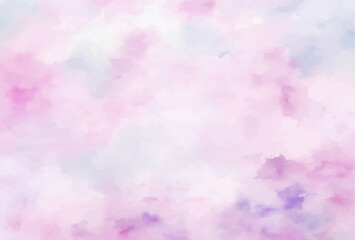 Watercolor paint splashes, Abstract pink watercolor on white background