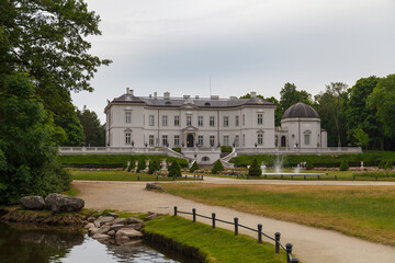 Obraz premium Palanga Amber Museum in Palanga, Lithuania. Summer moody day.