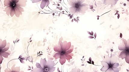  a close up of a bunch of flowers on a white background with purple and pink flowers in the middle of the frame.