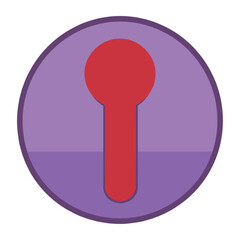 pin icon location button