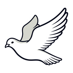 world peace day pigeon design