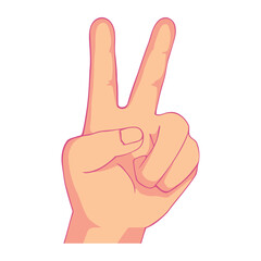 world peace day hand gesture