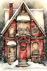 Cute Christmas Cottage