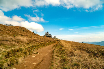 Polonina Wetlinska, Bieszczady mountain, Bieszczady National Park, Poland.