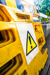 typical security barrier at a street