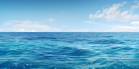 Fototapeta na wymiar Blue ocean water background 