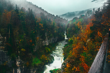 autumn in the mountains