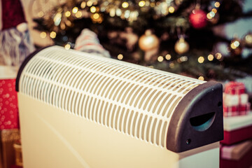 radiator and Christmas tree gas and electricity prices