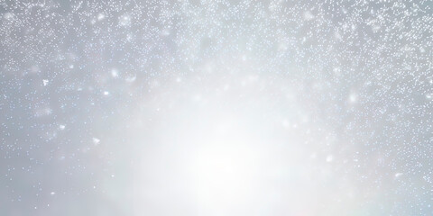 Many small, white snowflakes fall slowly from the sky, a calming and peaceful generative AI template for the winter backdrop