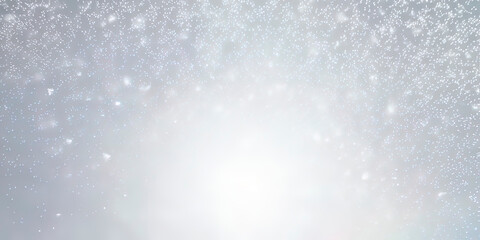 Fototapeta premium Many small, white snowflakes fall slowly from the sky, a calming and peaceful generative AI template for the winter backdrop