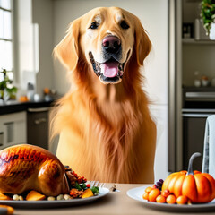 Thanksgiving dog