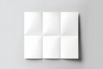empty a4 eight folded paper urban modern minimal poster flyer with 