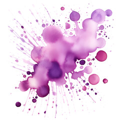 watercolor spot splash ai generated