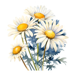 Fototapeta premium flower bouquet isolated on white background, ai generated 