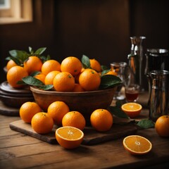 oranges in a bowl