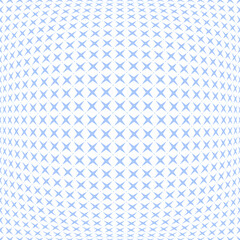 Naklejka premium Light Blue Pattern with 3D Illusion Effect. Abstract Convex Square Background.