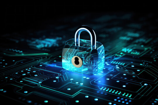 importance of secure financial transactions, a digital padlock serves as a symbol for the safety of a payment gateway, set against the backdrop of a seamless online transaction