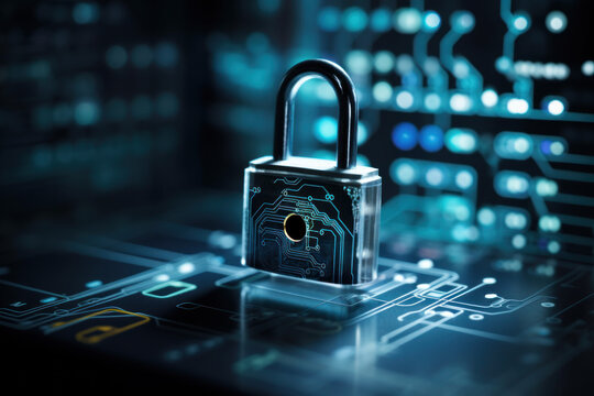 Underlining secure online payments, a digital padlock symbolizes the security of a payment gateway, accompanied by the seamless execution of an online transaction