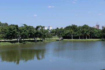 Fototapeta na wymiar Engordadouro Park in the city of Jundiai, Sao Paulo, Brazil