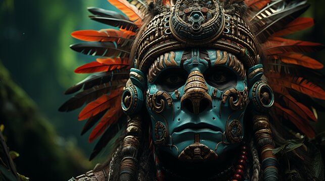 Aztec god of death, facemask