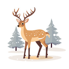 Christmas's Deer . X-mass