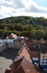 Blick von der Kirche St. Georg in Schmalkalden