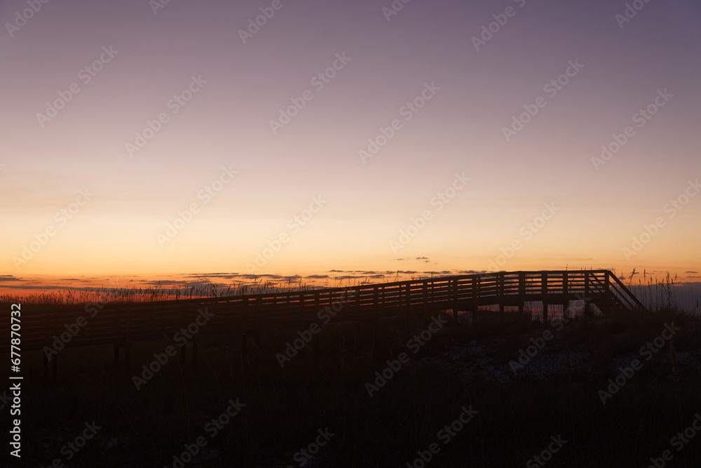 Wall mural sunrise on the florida coast