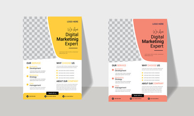 Simple professional flyer design.