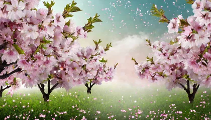 Rollo spring sakura background © Emanuel