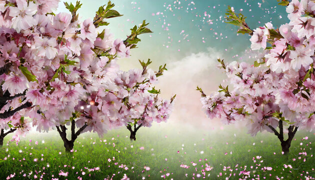 spring sakura background