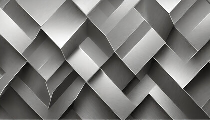 abstract 3d background steel grey geometric shapes texture