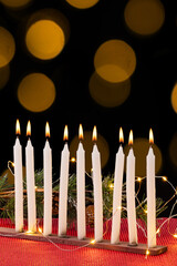 Night of celebration of lit candles - Colombian Christmas tradition